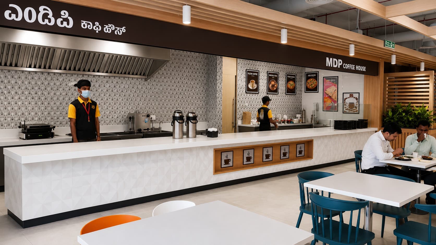 MDP Coffee House outlet at American Express, Bengaluru