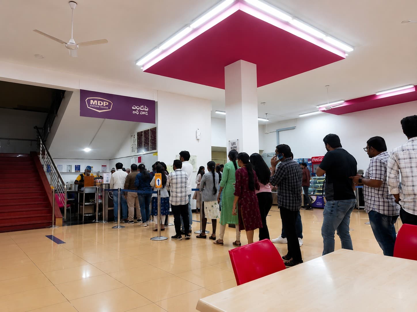 MDP Coffee House outlet at Infosys, Pocharam, Hyderabad
