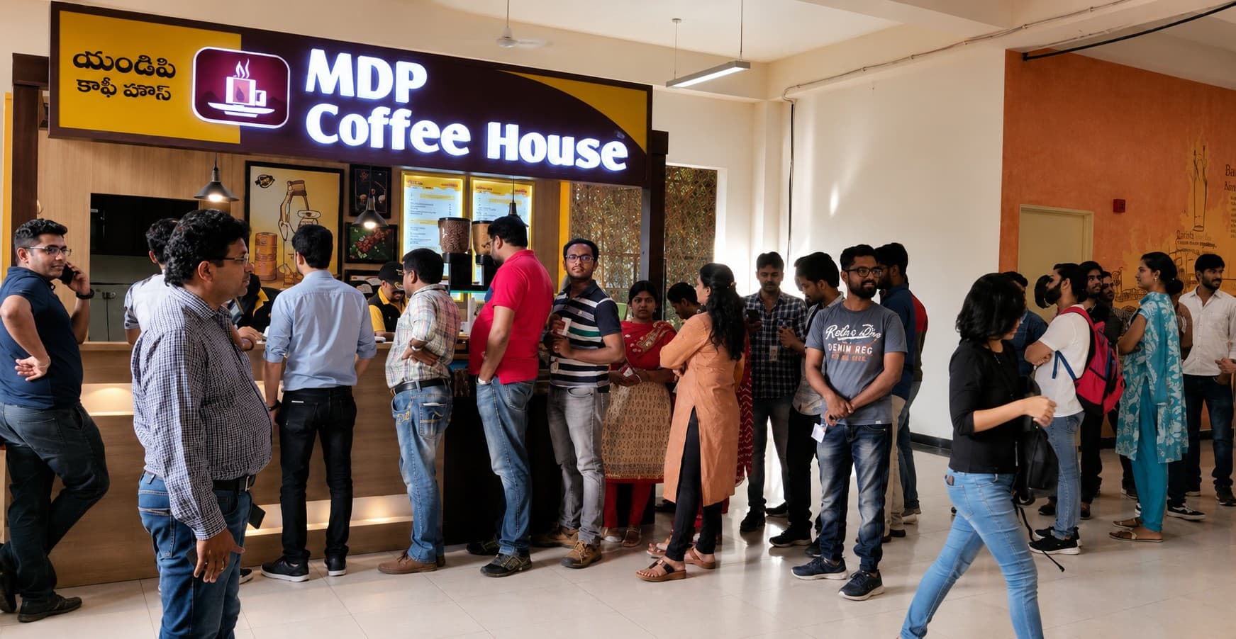 MDP Coffee House outlet at Infosys