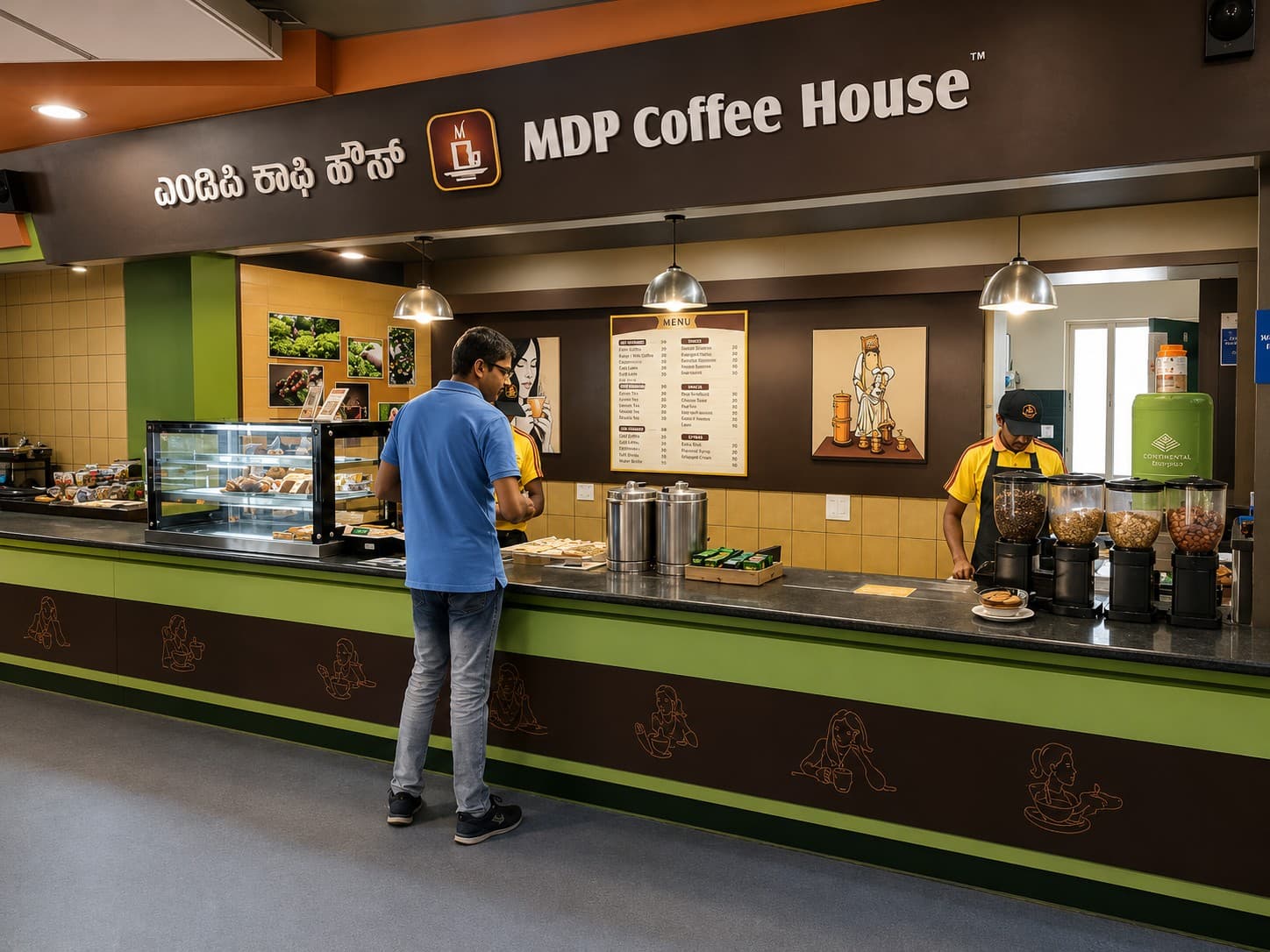 MDP Coffee House outlet at Philips, Bengaluru