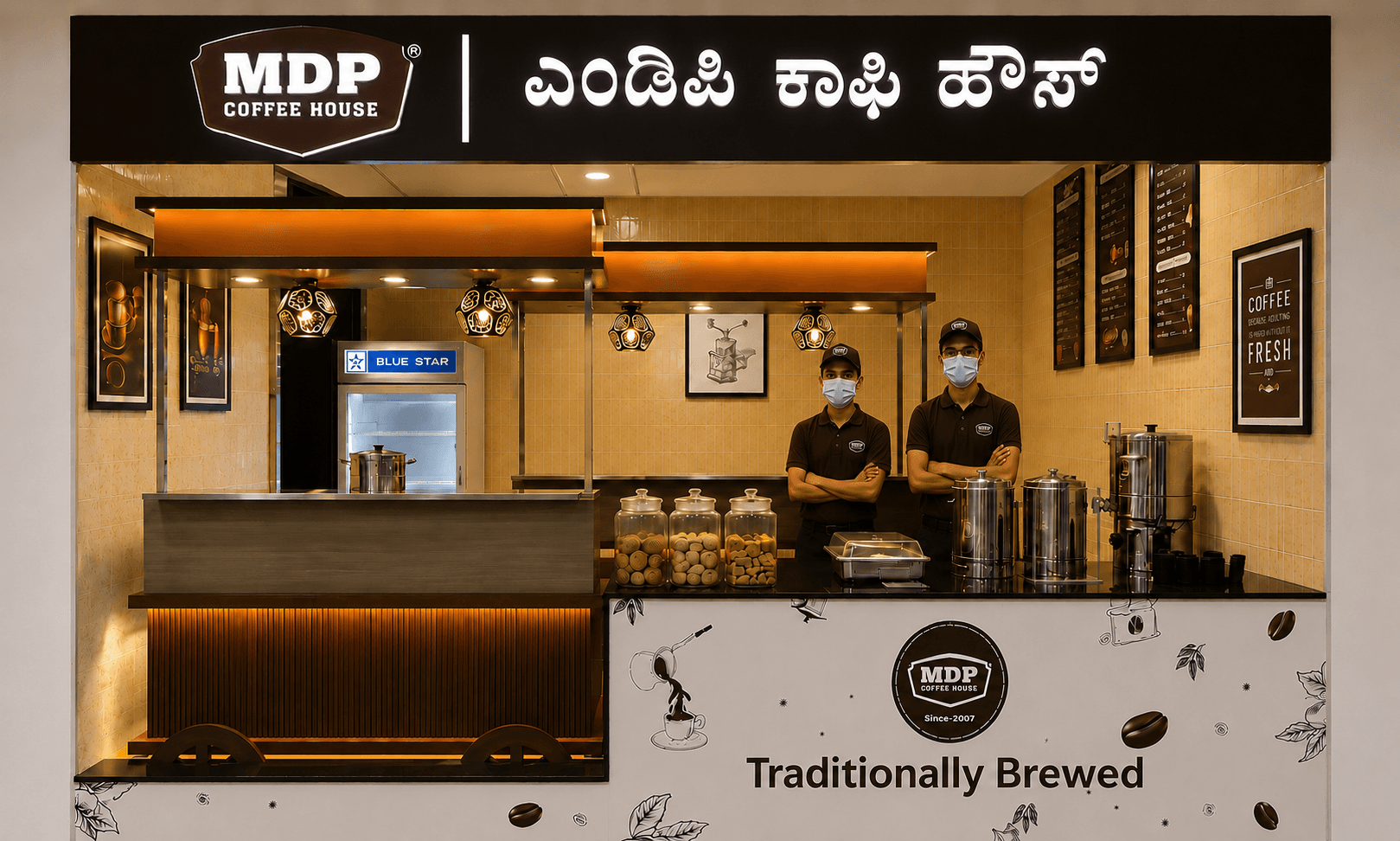 MDP Coffee House CORPORATE KIOSK format