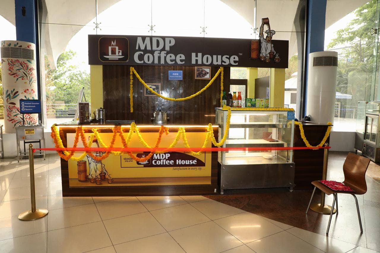 MDP Coffee House outlet at Infosys, Hyderabad