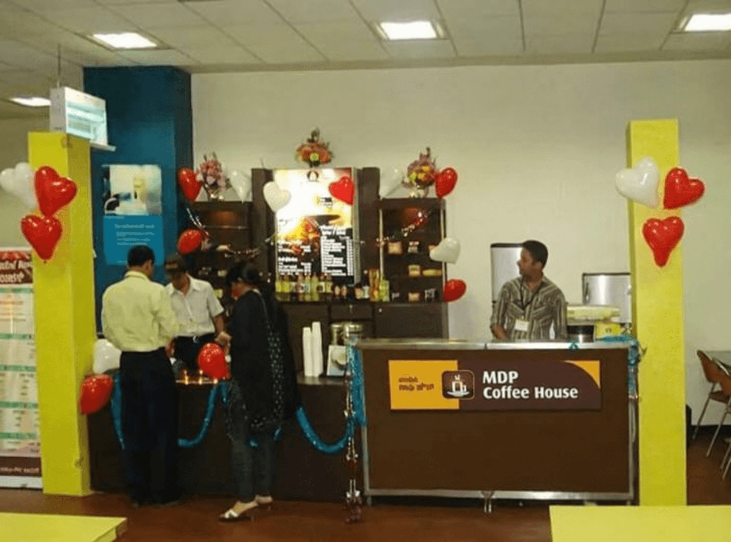 MDP Coffee House first outlet at Accenture Vikhroli, Mumbai — 2005